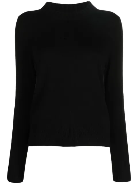 Chinti & Parker crew neck knitted jumper Black KPS2324BLACK