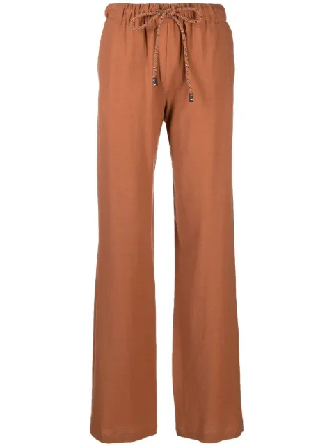 Alysi straight-leg trousers Brown 103135P3038