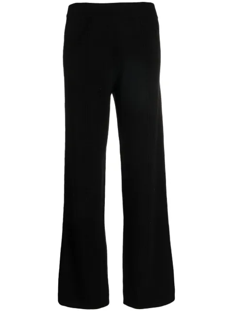 Chinti & Parker knitted wide leg trousers Black KPS2326BLACK