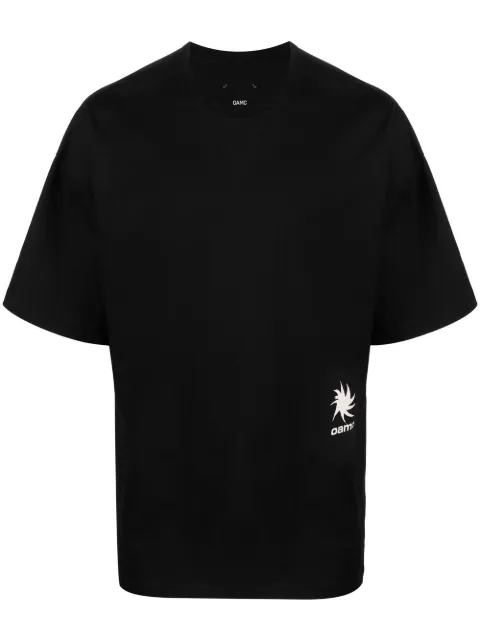 OAMC Buzza photograph-print T-Shirt Black 28OAJ20COT00727