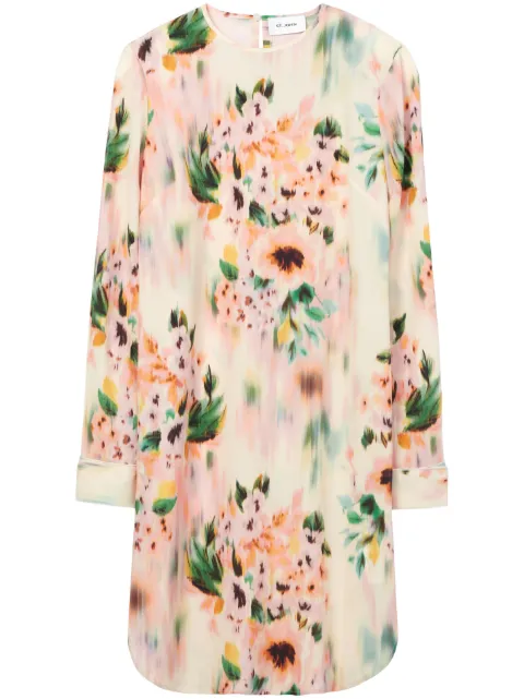 St. John floral-print mini dress White K11BC12