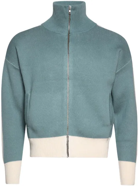RHUDE RB knitted track jacket Blue RHPS23JA03822184