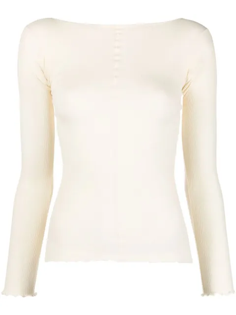 Baserange scallop edge sweater Neutrals TTPALRB000