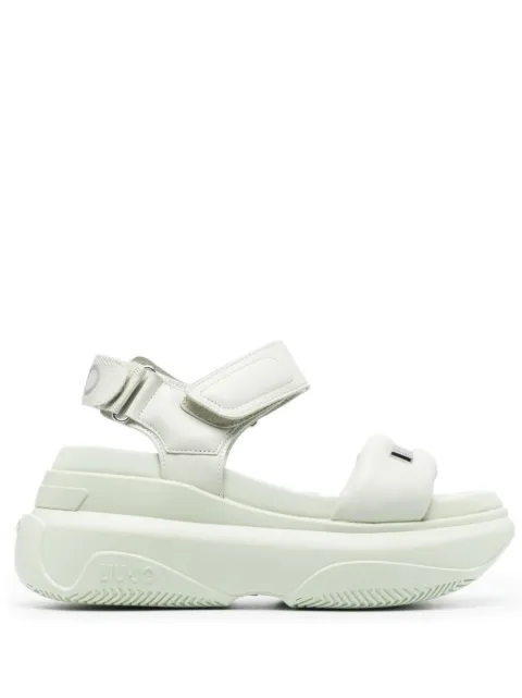 LIU JO June open-toe sandals Green BA3045EX014