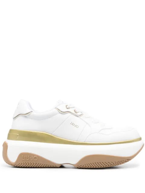 LIU JO platform lace-up sneakers White BA3053EX168