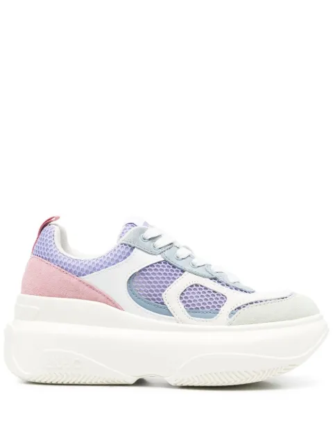 LIU JO June colour-block platform sneakers Purple BA3069PX027