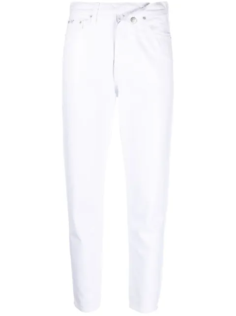 Calvin Klein Jeans mid-rise tapered-leg jeans White J20J220186