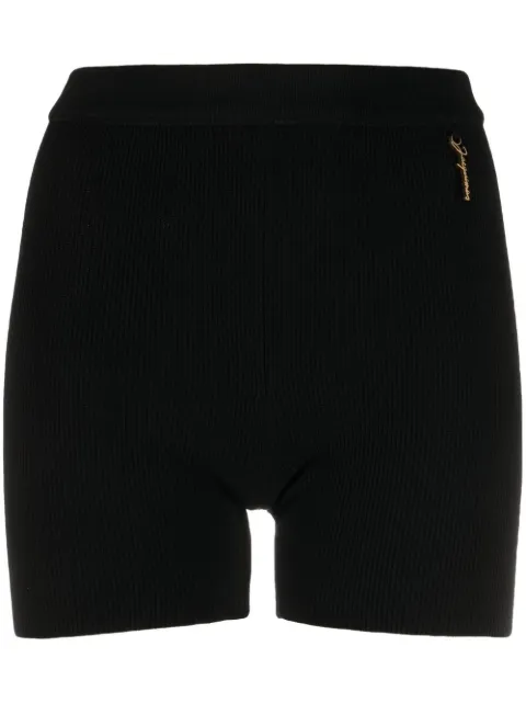 Jacquemus ribbed-knit shorts Black 231KN5032060