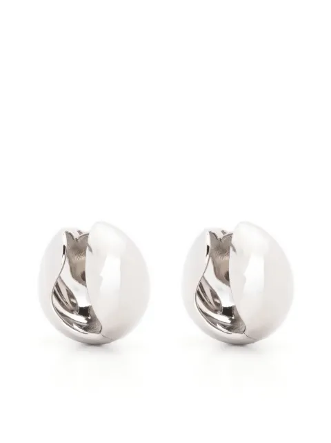 Coperni chunky huggie-hoop earrings Silver COPBI04725