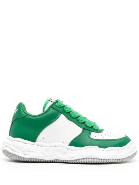 Maison MIHARA YASUHIRO low-top panelled sneakers Green A08FW706