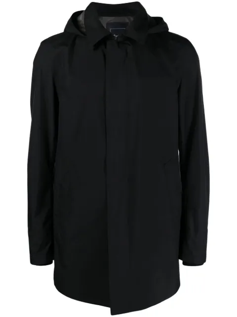 Herno hooded raincoat Black IM038UL11101