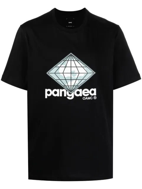 OAMC graphic-print crew-neck T-shirt Black 23E28OAJ09COT00744