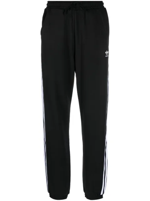 adidas embroidered-logo detail track pants Black IB7457