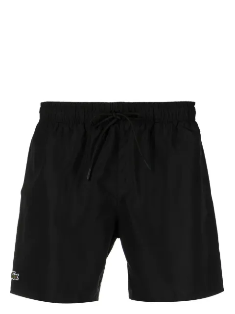 Lacoste embroidered-logo swim shorts Black MH6270964