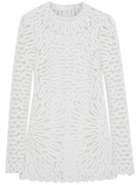 SIMKHAI Mccall cage crochet mini dress White 2231053GWHITE