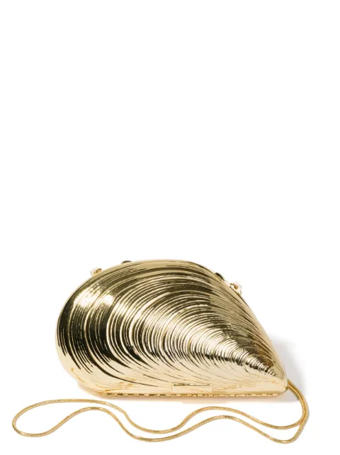 SIMKHAI Bridget shell-shapped clutch Gold 223H001GOLD