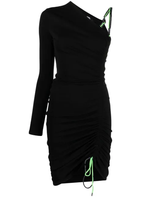 Karl Lagerfeld cord-detail short dress Black 235W1355999