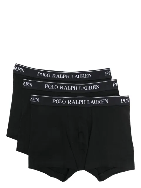 Polo Ralph Lauren logo-waistband boxers (set of three) Black 714835885002