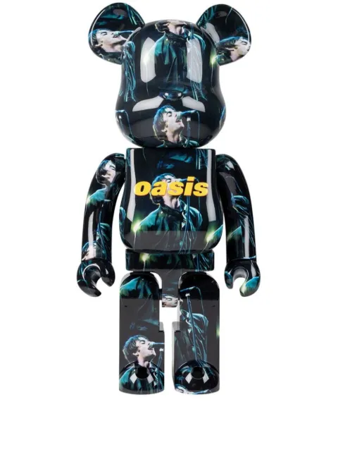 MEDICOM TOY x Oasis Knebworth 1996 BE@RBRICK figure Blue MEDI0111