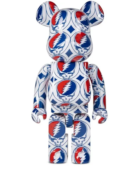 MEDICOM TOY x Grateful Dead Steal Your Face BE@RBRICK 1000% figure White MEDI0110
