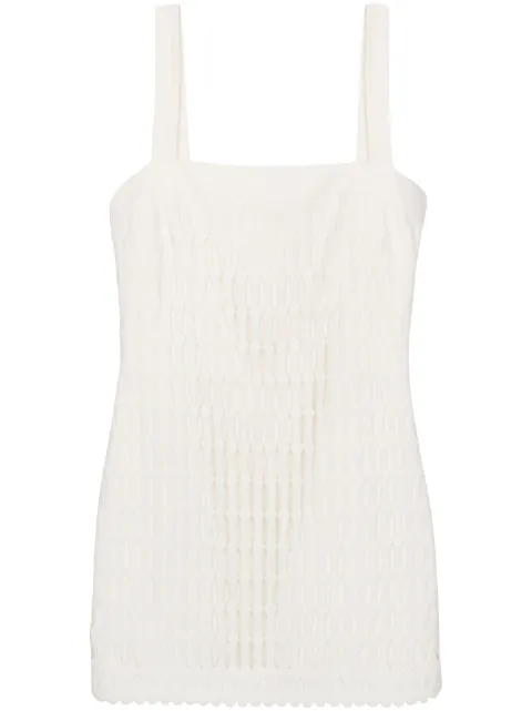 SIMKHAI Artemis cotton minidress White 2231051CNATURAL