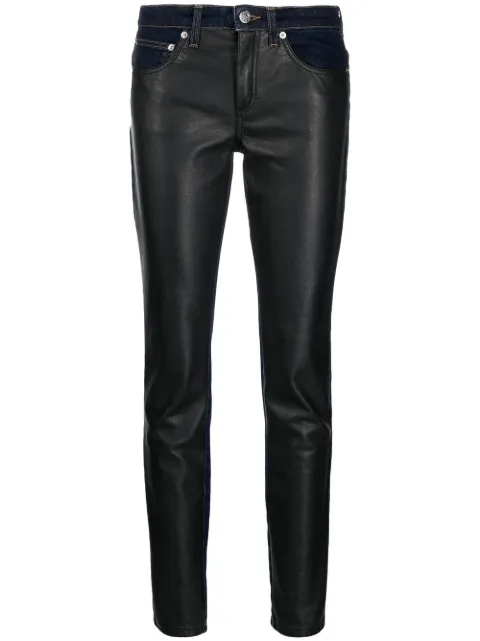 Roberto Cavalli panelled-design jeans Black RKJ232DS004