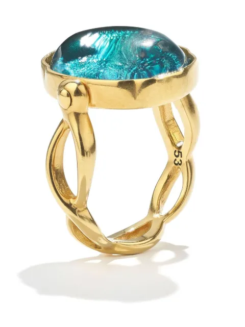 Goossens Cabochons oval ring Gold GOOH13RI04YG