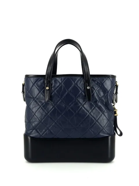 CHANEL Pre-Owned 2017 Gabrielle tote bag Blue 392908