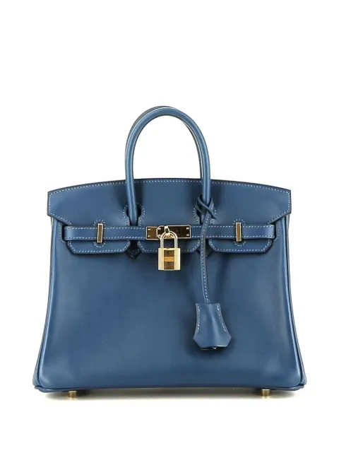 Hermès Pre-Owned 2020 pre-owned Birkin 25 handbag Blue 395016