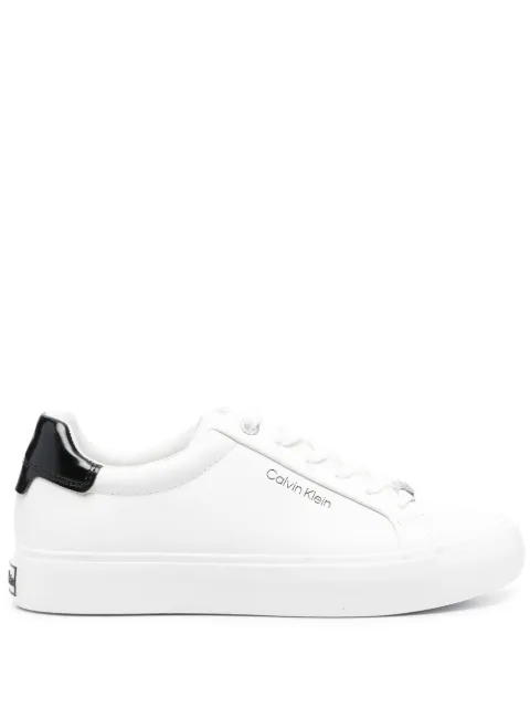 Calvin Klein low-top leather sneakers White HW0HW01406