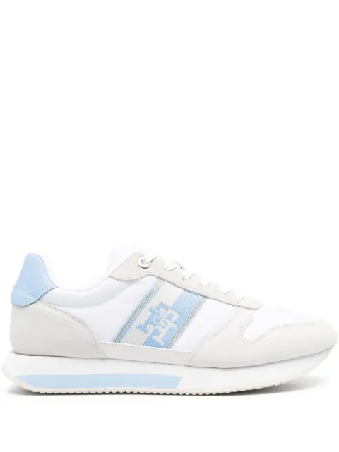Tommy Hilfiger lace-up suede sneakers White FW0FW06948