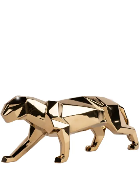 Lladró Pantera porcelain decorative sculpture Gold 01009580