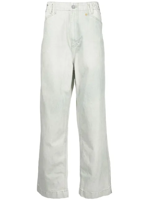 OBJECTS IV LIFE wide-leg denim jeans Green OBJ001303010422