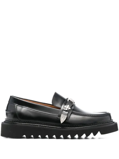 Toga Virilis chunky leather loafers Black FTVRM125309021