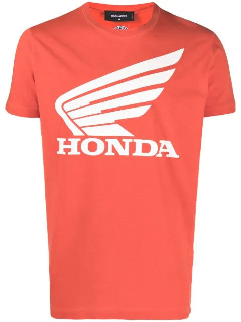 DSQUARED2 logo-print T-shirt Red S71GD1254S22507