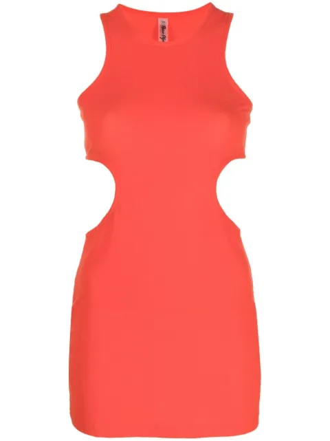 Reina Olga cut-out mini dress Orange FLIDRESS