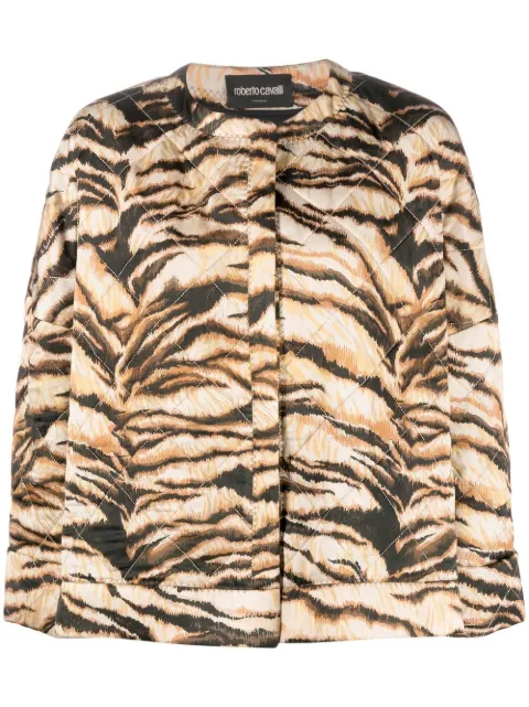 Roberto Cavalli animal-print jacket Neutrals RKT400RYH26
