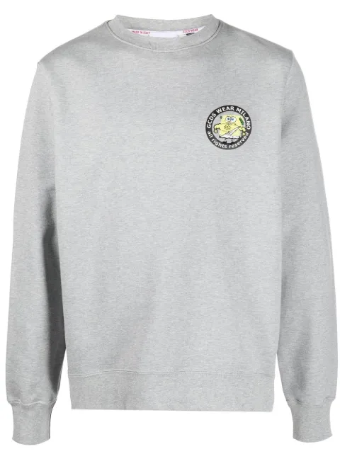 GCDS rear logo lettering sweatshirt Grey SB23U110173