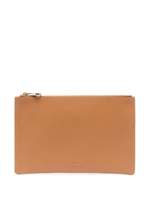 Il Bisonte embossed-logo detail wallet Neutrals SCA092PV0041