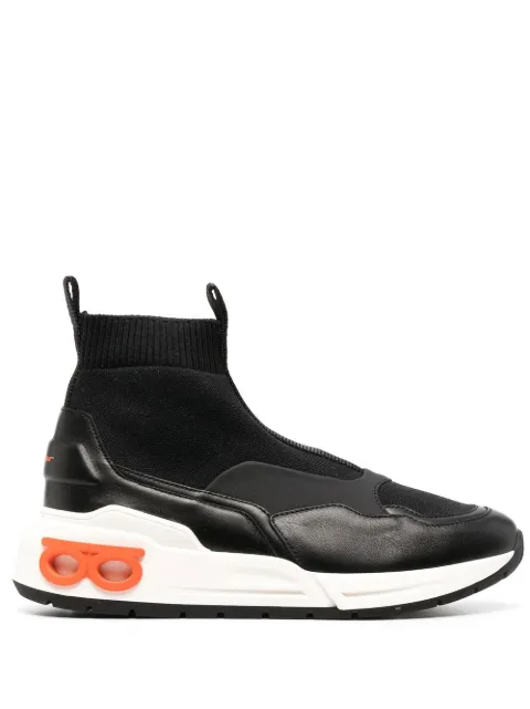 Ferragamo Cosma Sock high-top sneakers Black 759688