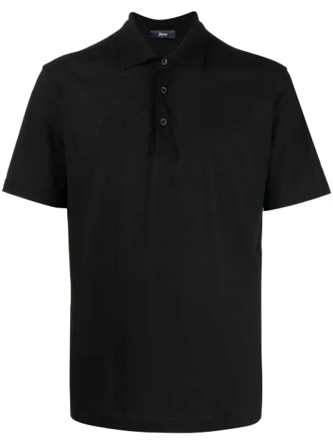 Herno short-sleeved polo shirt Black JPL00115U520059300