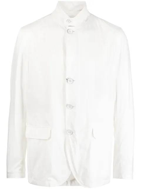 Herno button-front high neck jacket White GA000128U13220
