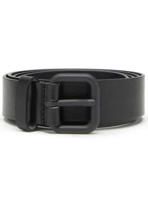 Diesel B-Inlay leather belt Black X09575PR666
