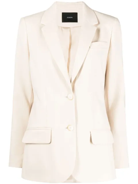 JOSEPH single-breasted tailored blazer Neutrals JP001390