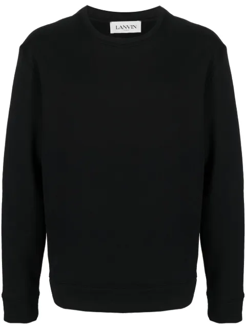 Lanvin photograph-print long-sleeve sweatshirt Black RMSS0005J009