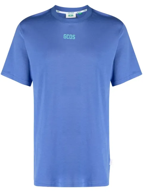 GCDS logo-print cotton T-shirt Blue CC94M130103