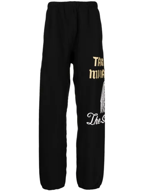 Takahiromiyashita The Soloist side logo-print detail track pants Black SC0050