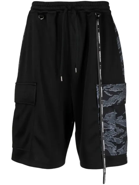 Mastermind World drawstring-waist cargo shorts Black ILLPT22A032