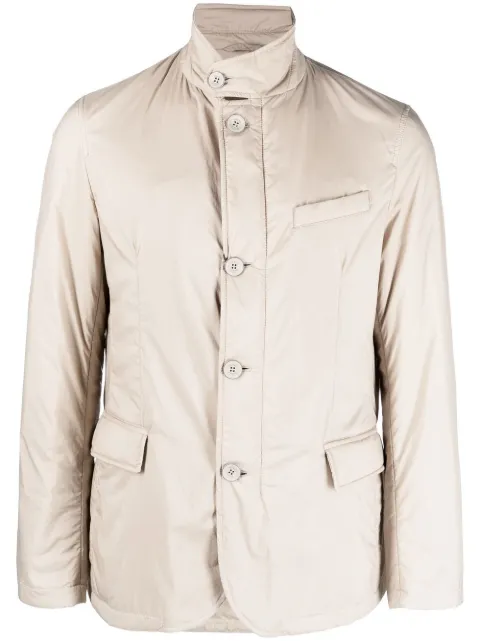 Herno padded single-breasted jacket Neutrals GA000142U19288