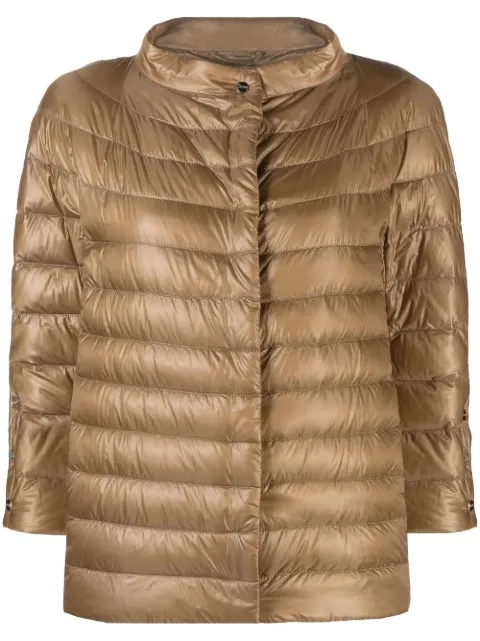 Herno Elsa quilted puffer jacket Brown PI001650D12017
